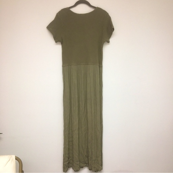 Barbara Lesser Dresses & Skirts - Vintage Barbara Lesser Nude Tan Beige Maxi Dress size Large L EUC